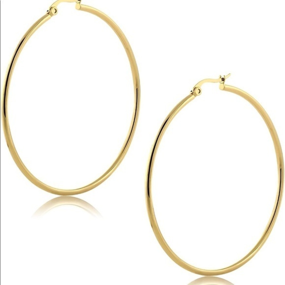 stainless steel‎ hoop earrings 90MM